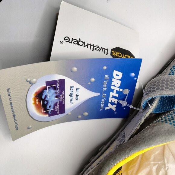 VIBRAM fivefingers W346 Bikila Womens Size 37 (6.5/7) Sky Blue Dark Grey Grey - Picture 8 of 10